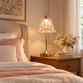 Pure Bloom Rechargeable Glass Table Lamp