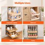 20" 2-Tier Pull-Out Cabinet Organizer