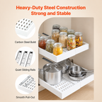 Adjustable 2-Pack Pull-Out Cabinet Organizers