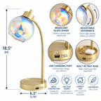 Gold Iridescent Desk Lamp